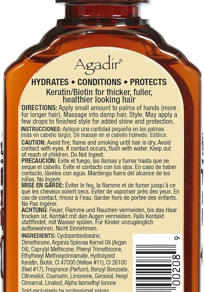 Agadir Argan Oil Hair Treatment - 2.25 oz Nourishing Oil for All Hair Types - Image 2
